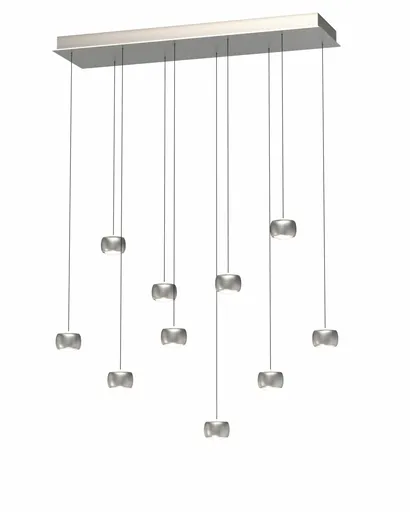 GeeTi Závěsné svítidlo Quiberon 56W 5600lm 3000K matný nikl