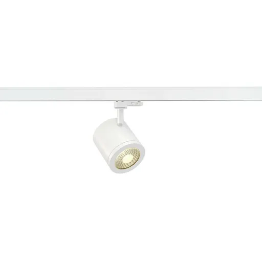 SLV BIG WHITE ENOLA_C, bodové svítidlo pro vysokonapěťovou 3fázovou proudovou sběrnici, LED, 3000K, kulaté, bílé, 55°, 11,2 W, vč. 3