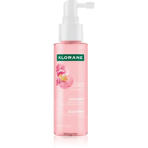 Klorane Pivoňka Soothing Calming & Anti-Itching Serum zklidňující sérum pro citlivou a podrážděnou vlasovou pokožku 100 ml