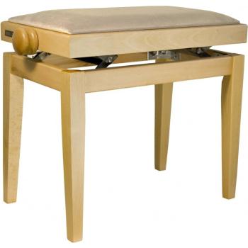 Bespeco SG 101 Dřevěná stolička ke klavíru Natural