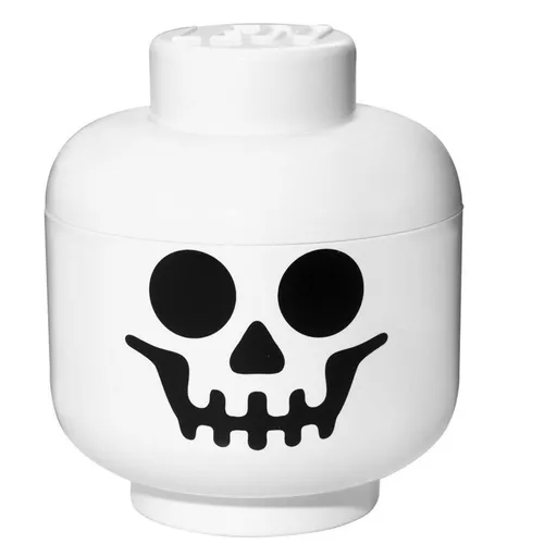 LEGO® úložná hlava velikost S kostlivec