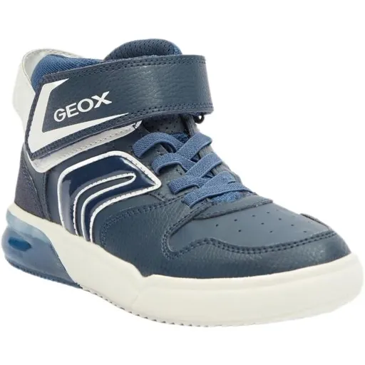 Geox J GRAYJAY Chlapecké volnočasové boty, tmavě modrá, velikost