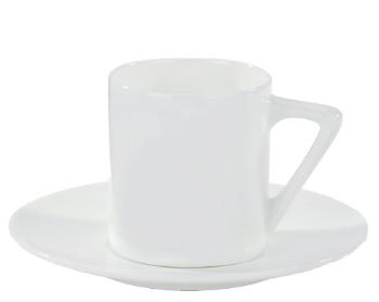 Espresso hrnek s podšálkem 100ml Cat polygon