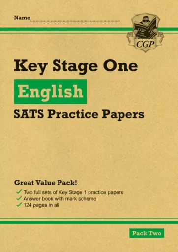 KS1 English SATS Practice Papers: Pack 2 (for end of year assessments) - CGP Books