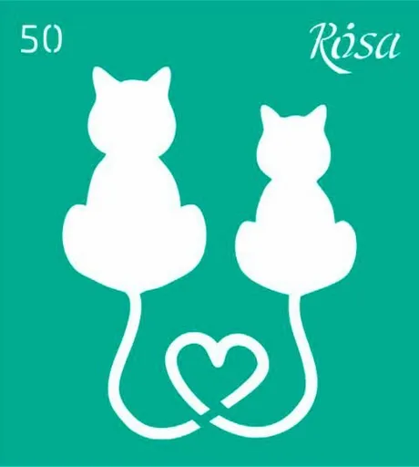 Šablona opakovatelně samolepicí 9x10cm – 50