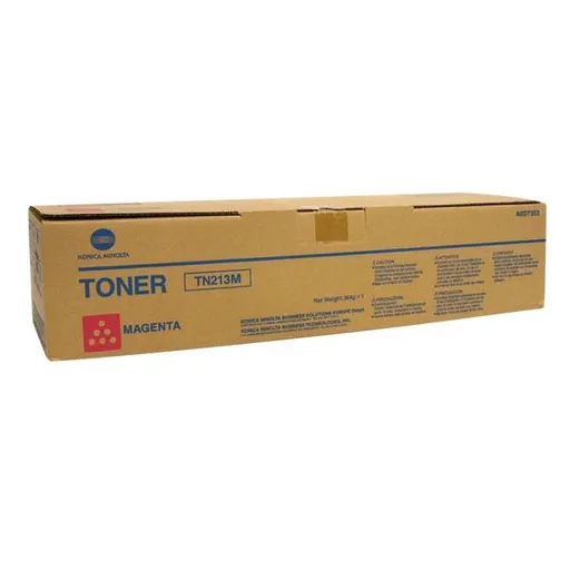 KONICA MINOLTA TN-213 M - originální toner, purpurový, 19000 stran