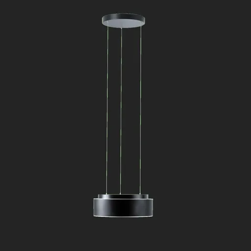 OSMONT ERI70927 ERIS LEC2 závěsné skleněné svítidlo černá / bílo - černá IP40 4000 K 19W LED DALI