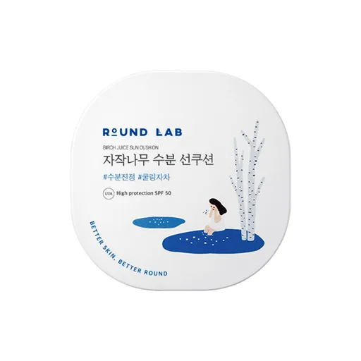 ROUND LAB Sluneční ochrana v houbičce Birch Juice (Moisutrizing Sun Cushion) 15 g