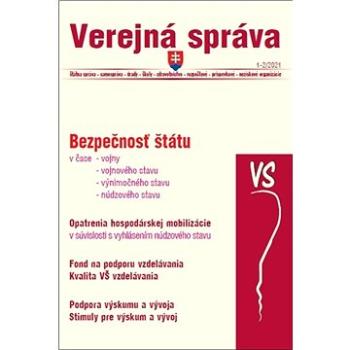 VS 1-2/2021 Bezpečnosť štátu počas núdzového stavu: Výskum, vývoj a školstvo (9771337044067)