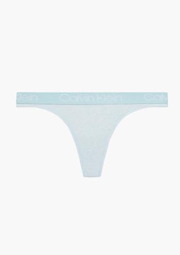 Dámské tanga Calvin Klein QD3751 L Sv. modrá