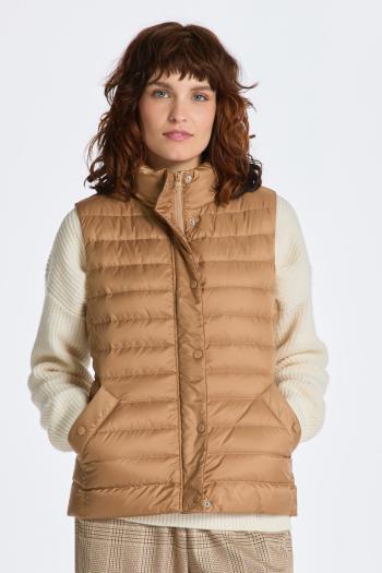 VESTA GANT LIGHT DOWN VEST WARM KHAKI