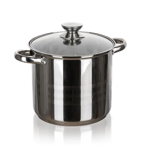 Hrnec nerezový se skleněnou poklicí Living 5,6 l