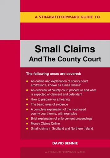 A Straightforward Guide to Small Claims and the County Court - David Bennie