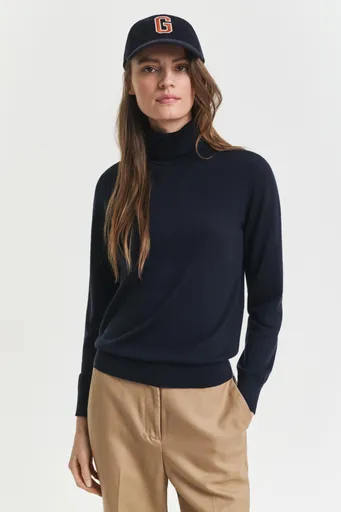 ROLÁK GANT FINE MERINO TURTLENECK EVENING BLUE