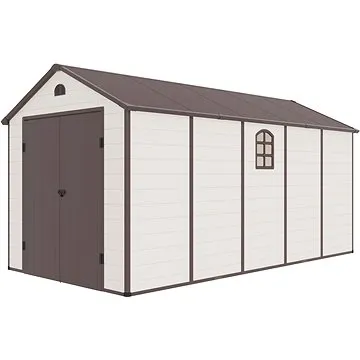 G21 Domek zahradní BOSTON 1104 - 241 x 456 cm, béžový (G21-BST1104-BZ)