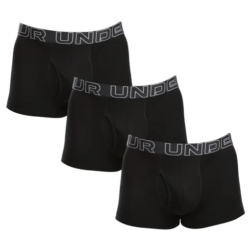 Under Armour 3PACK pánské boxerky černé (1383891 001) XL