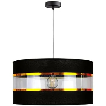 Lustr na lanku LIND 1xE27/60W/230V černá (116834)