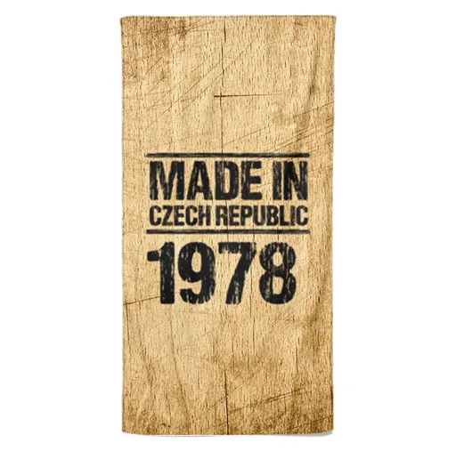 Osuška Made In (rok: 1978, Velikost osušky: 70x140cm)