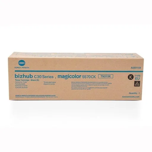 KONICA MINOLTA A06V154 K - originální toner, černý, 12000 stran