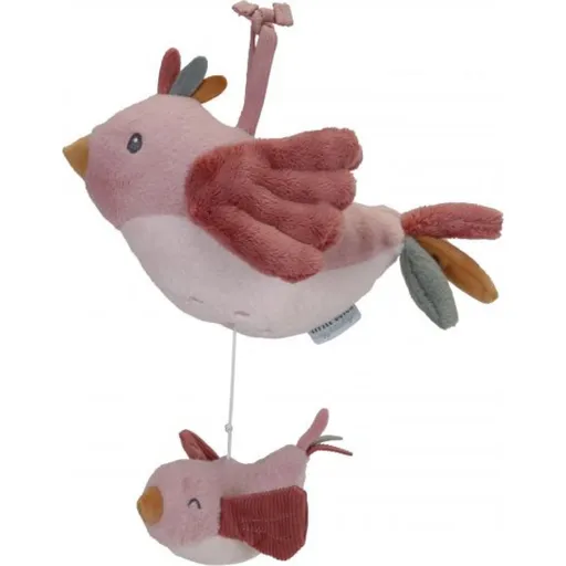 Little Dutch Hudební ptáček Květiny a motýli