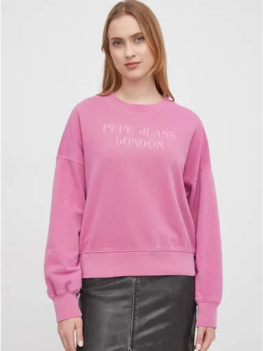Pepe Jeans dámská růžová mikina PL581426363 L