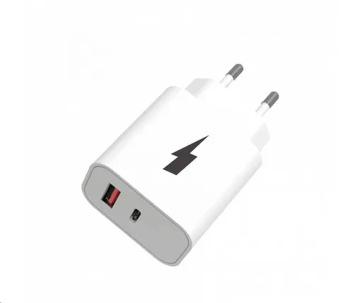 WG - Síťová nabíječka 2x USB, 1x USB-C PD 20W + 1x USB-A QC 3.0 18W, bílá