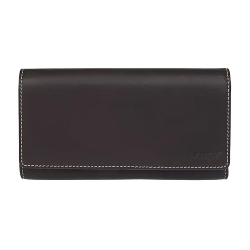 Dámská kožená peněženka Lagen Jiřina - hnědo-oranžová