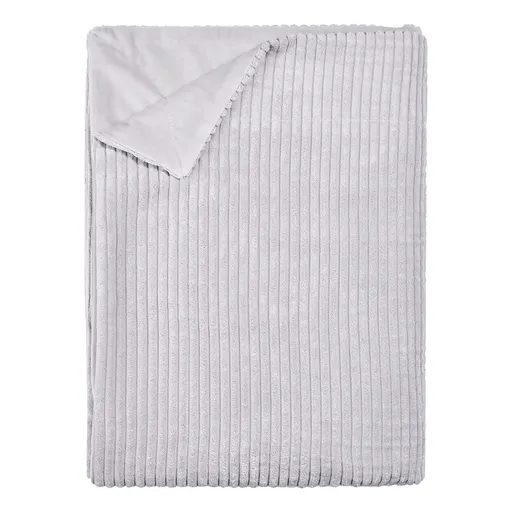 LORD OF CORD Deka žebrovaná 200 x 150 cm - sv. šedá