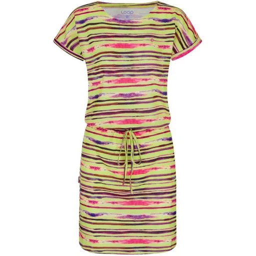 LOAP ANAKONDA Dámské šaty, žlutá, velikost