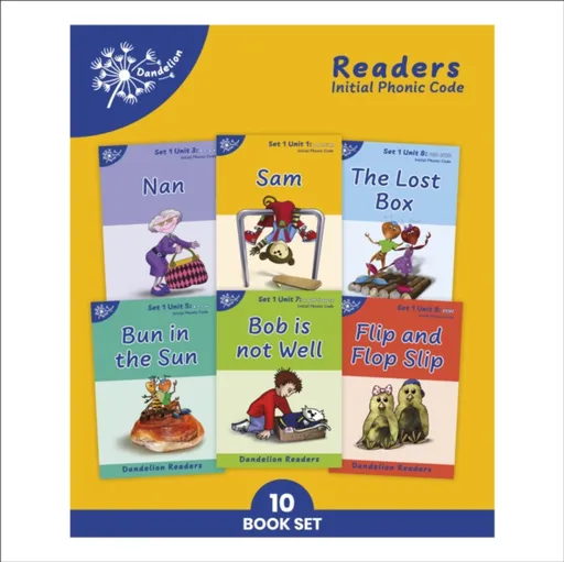 Phonic Books Dandelion Readers Set 1 Units 1-10 - Phonic Books