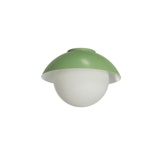 OSMONT LUK60008 LUKIDA 2 stropní/nástěnné skleněné svítidlo olivová / bílá IP65 3000 K 20W LED