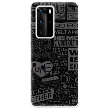 iSaprio Text 01 pro Huawei P40 Pro (text01-TPU3_P40pro)