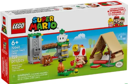 Captain Toad a jeho tábor - LEGO SUPER MARIO (72040)