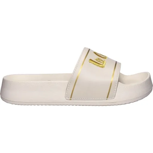 Lee Cooper SLIDE Dámské pantofle, bílá, velikost