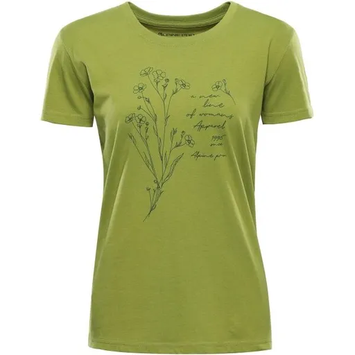 ALPINE PRO TERMESA 3 Dámské triko, zelená, velikost