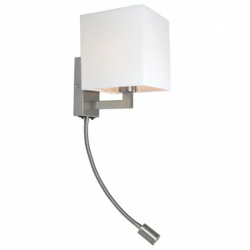 RED - DESIGN RENDL RENDL TAINA se stínidlem bílá matný nikl 230V E27 LED 28+3W 25° 3000K R12956