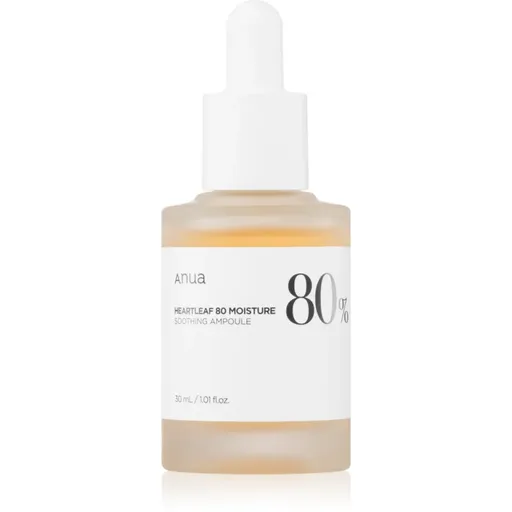 Anua Heartleaf 80% Moisture Ampoule ampule pro intenzivní obnovu pleti se zklidňujícím účinkem 30 ml