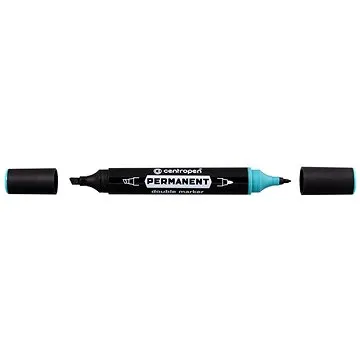Centropen značkovač pernament Double Marker 1666 zelený (313514)