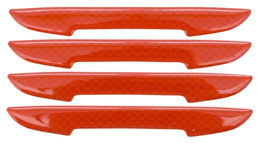 Compass 88514 COMPASS Chránič dveří samolepící DELTA červený, 4 ks