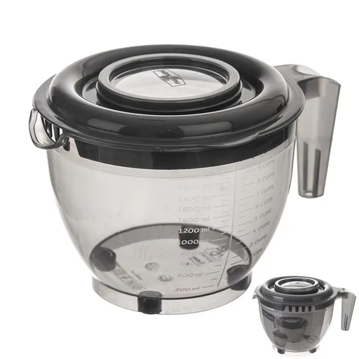 Šlehací mísa GREY s poklopem pr. 19 cm - ORION