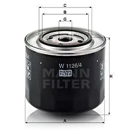 MANN-FILTER W1126 (W1126)
