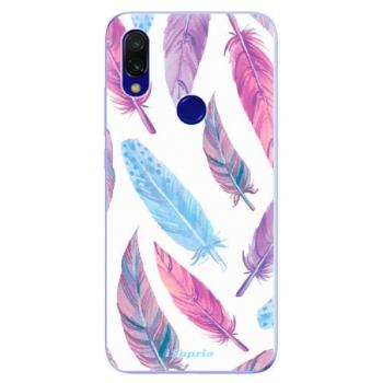 Odolné silikonové pouzdro iSaprio - Feather Pattern 10 - Xiaomi Redmi 7