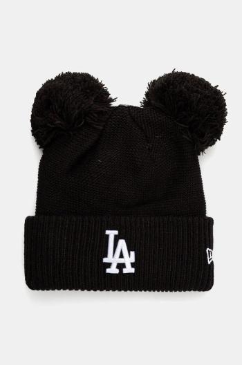 Čepice New Era LOS ANGELES DODGERS černá barva, z husté pleteniny, 60565277