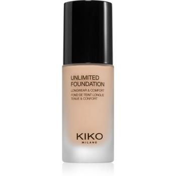 KIKO Milano Unlimited Foundation dlhotrvajúci tekutý make-up s matným efektom odtieň 02 Gold 30 ml