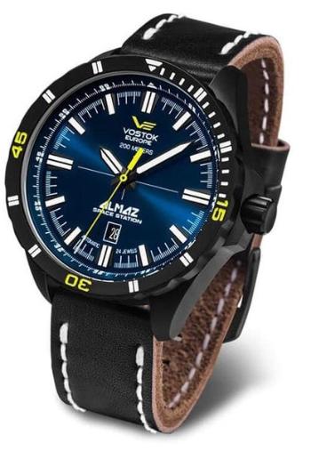 Vostok Europe Almaz Automatic Line NH35A/320C257 - Kožený řemínek