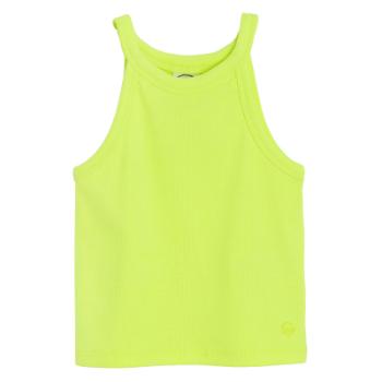 Žebrované tílko- zelené - 152 FLUO LIME