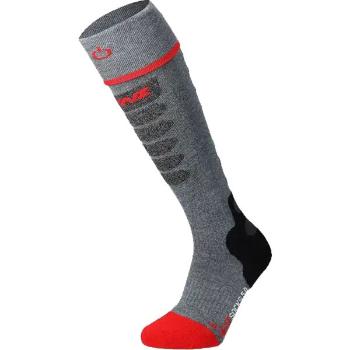 Lenz HEAT SOCK 5.1 TOE CAP SLIM Vyhřívané podkolenky, šedá, velikost