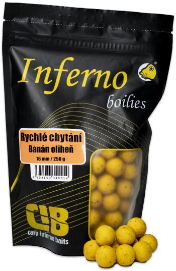 Carp inferno boilies pro rychlé chytání 250 g 16 mm banán oliheň