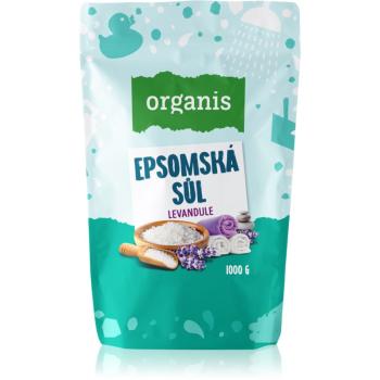 Organis Epsomská sůl Levandule sůl do koupele 1000 g