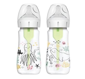 Dr.Browns Kojenecká láhev Anti-Colic Options+ Oceán 270 ml 2 ks